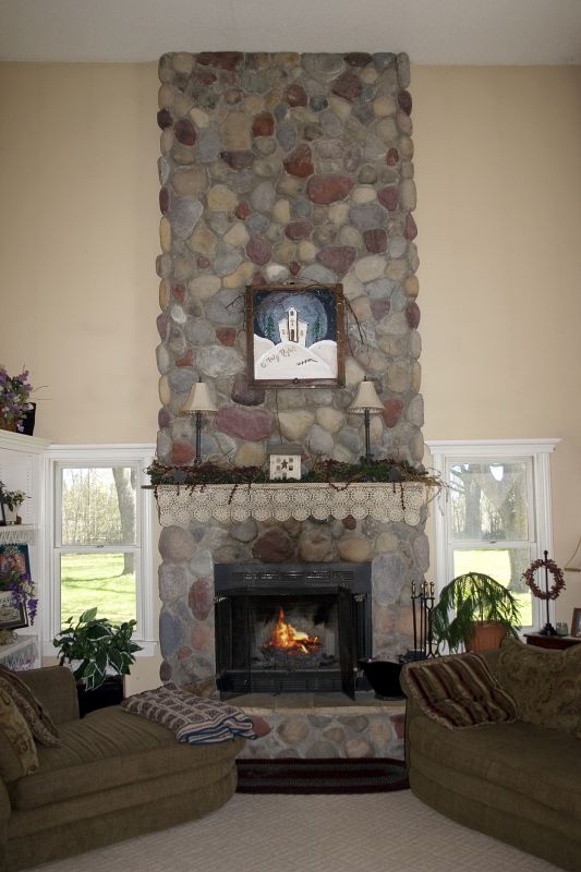 Masonry Fireplace Setup